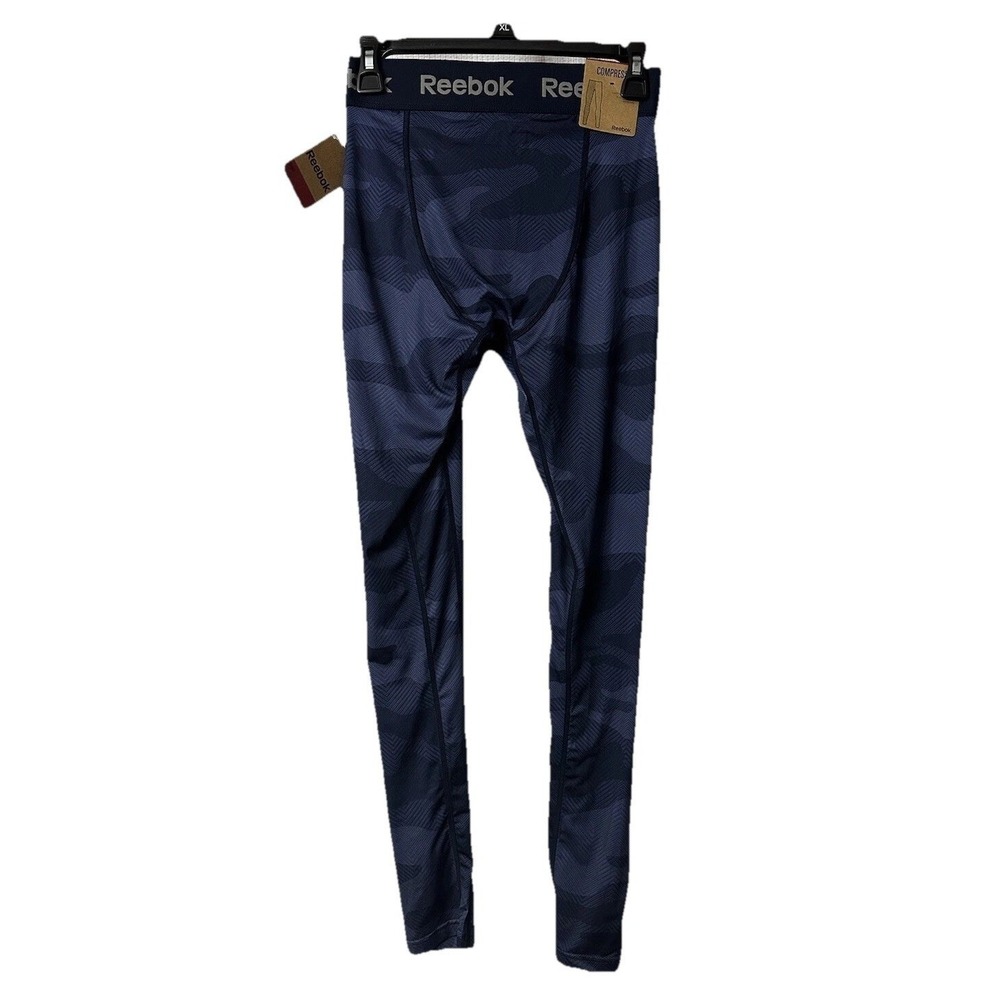 NWT‎ Reebok Mens Blue Reed Compression Workout Pants Size Small - Picture 9 of 11